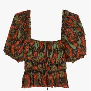 NWOT Ulla Johnson Nocturne Medha Blouse. Sz 4. Orig. $375